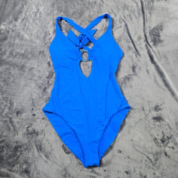 Becca by Rebecca Virtue Ariyah One Piece Swimsuit Medium NWOT - Picture 7 of 12